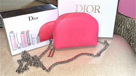 dior small pouch bag|free dior pouch with purchase.